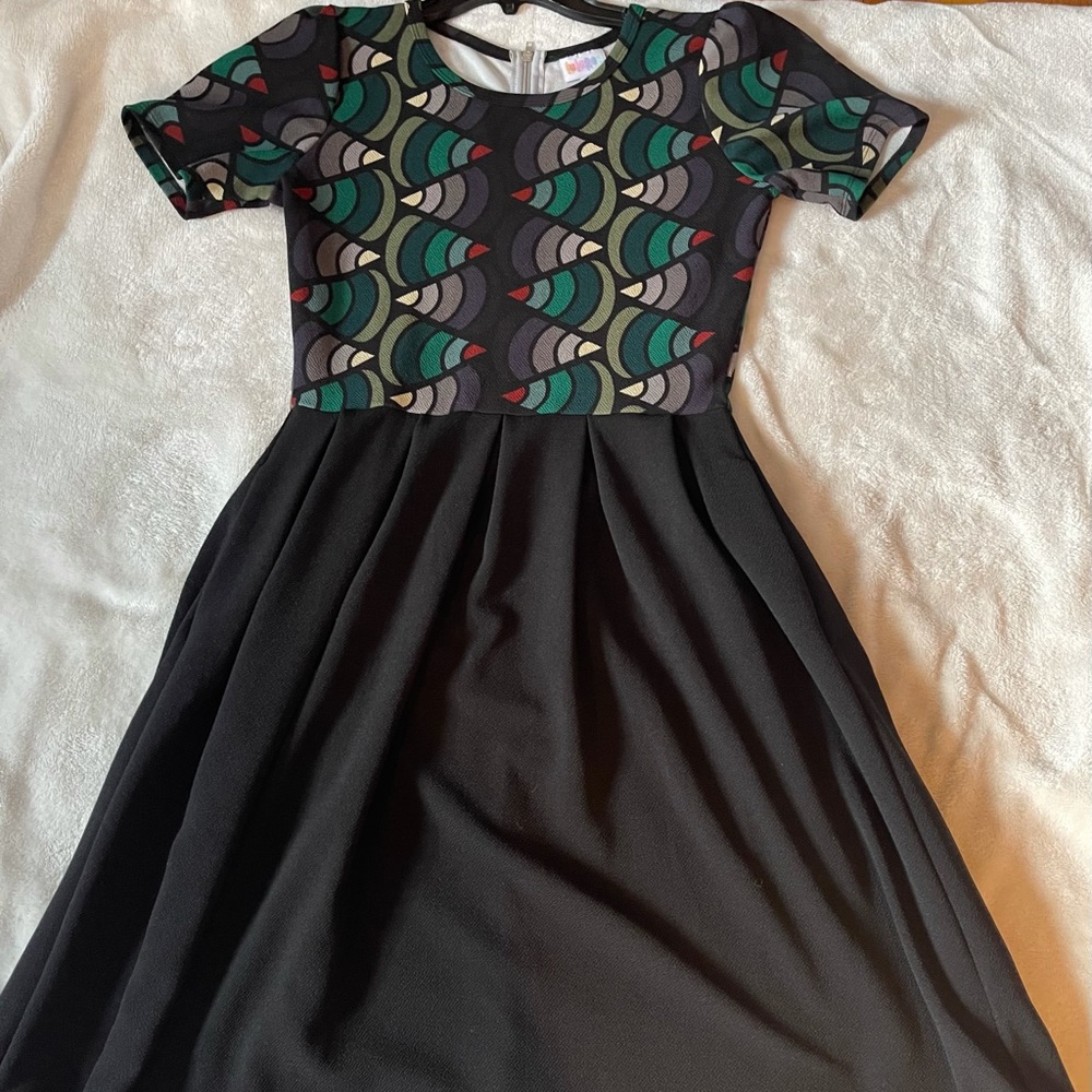 Lularoe dress with pockets.